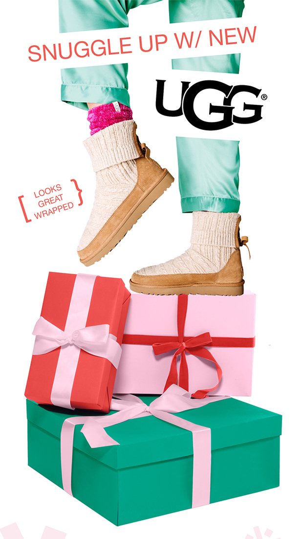 SNUGGLE UP W/ NEW UGG | LOOKS GREAT WRAPPED