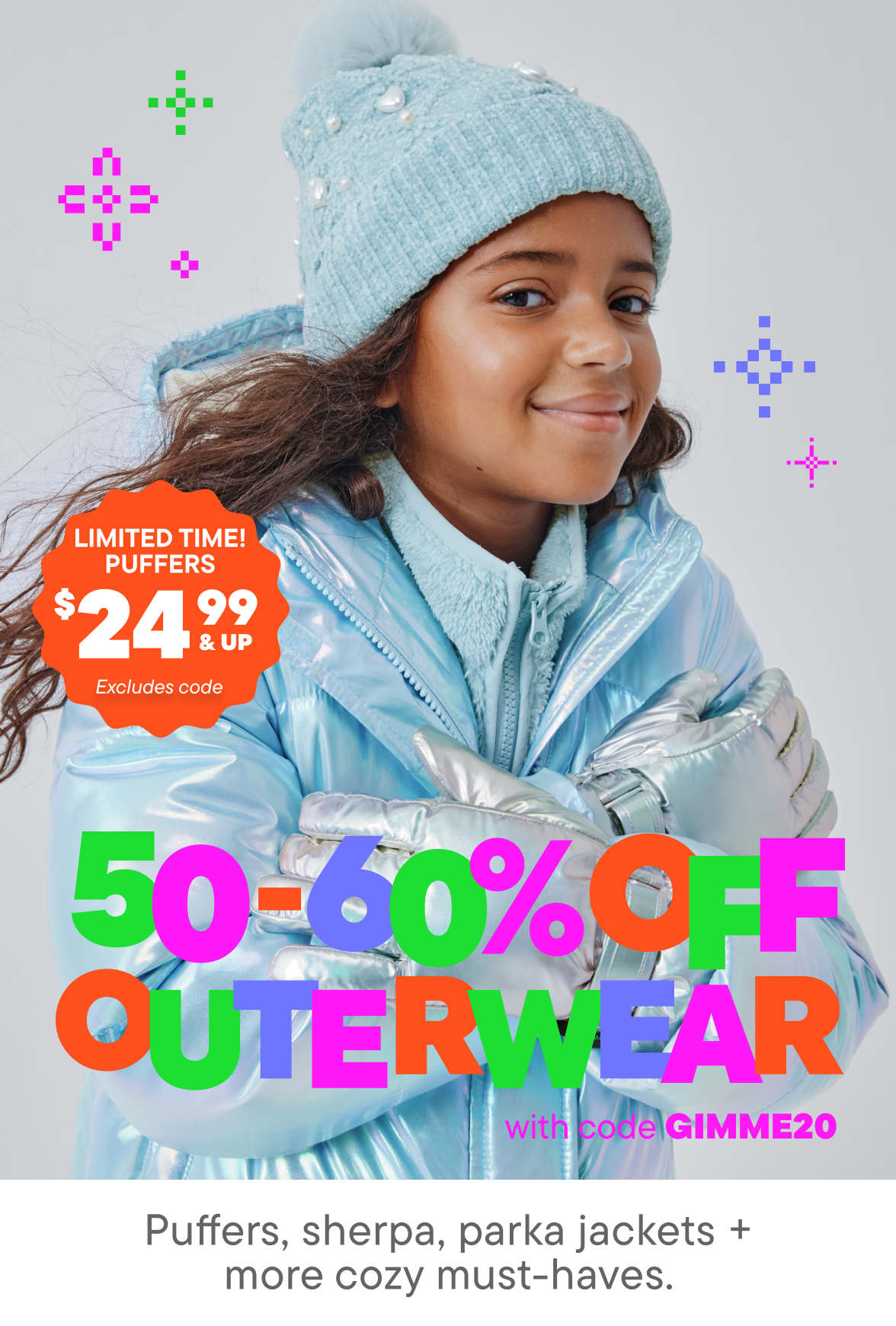 50-60% Off Outerwear with code