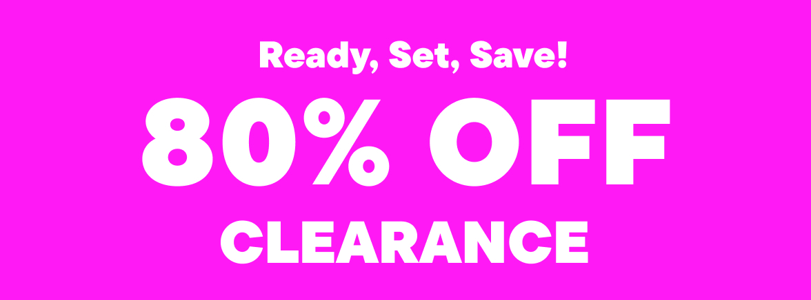 80% off Clearance