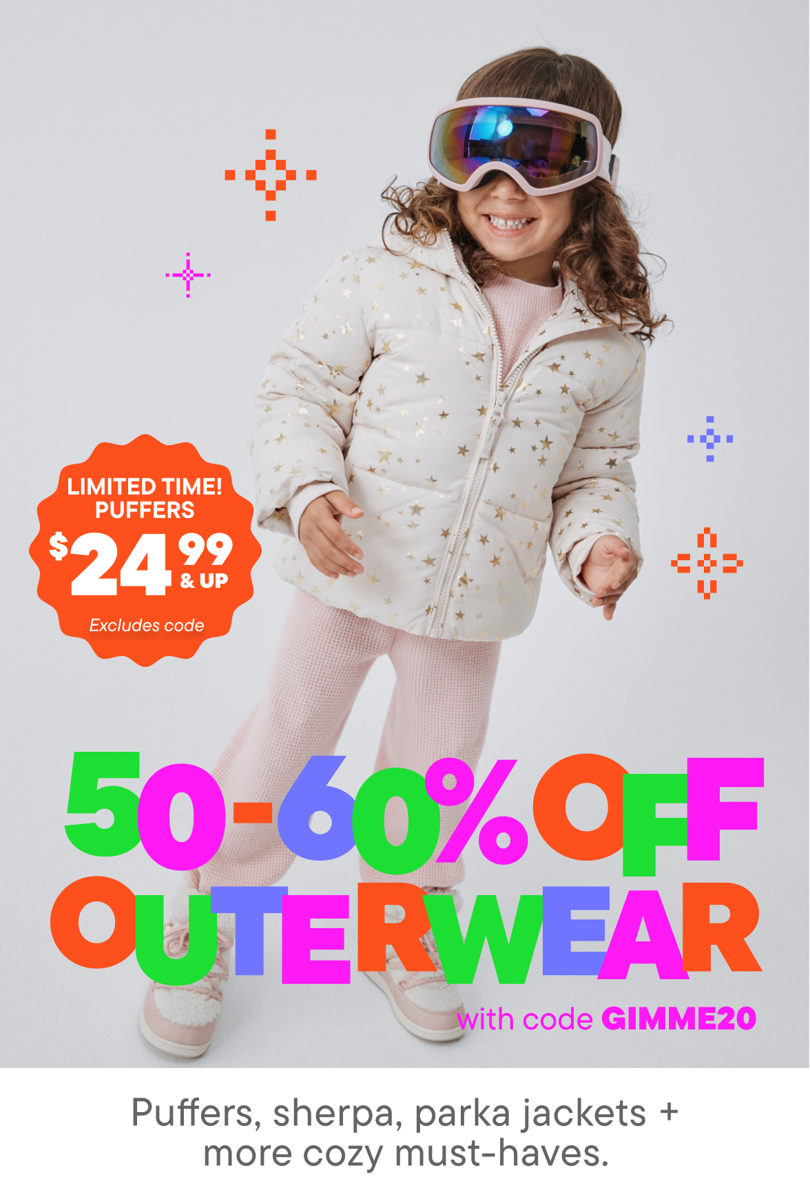 50-60% Off Outerwear with code