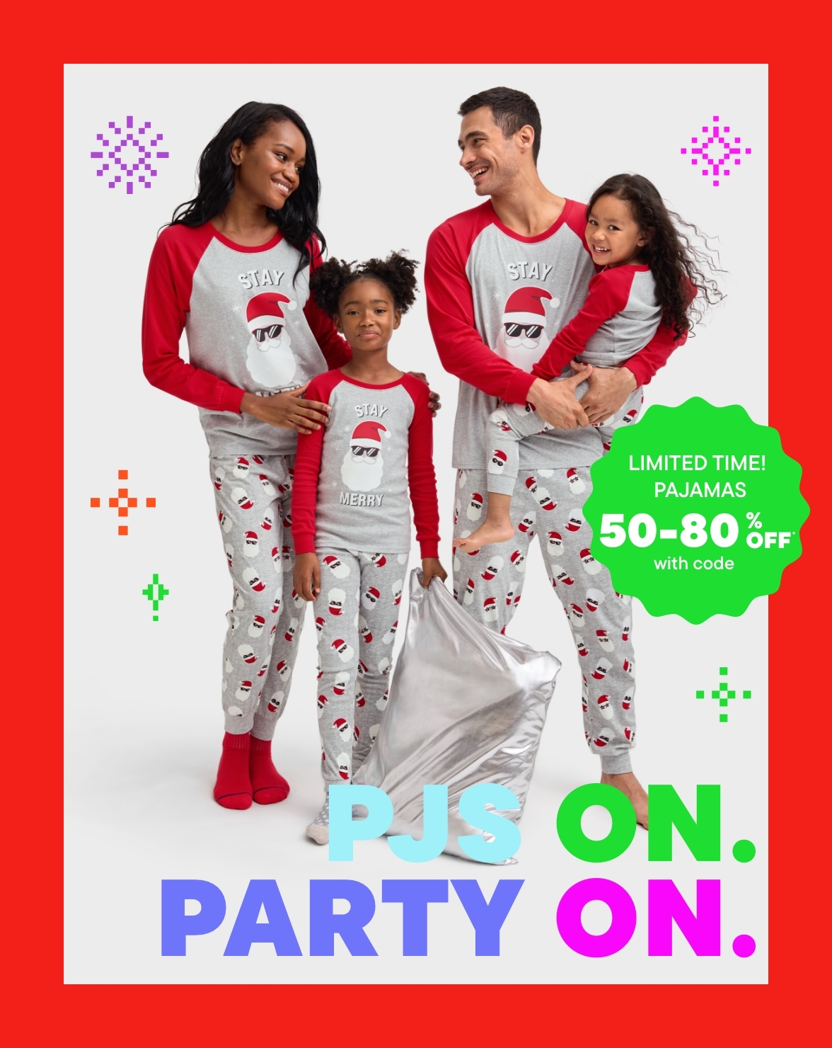 50-80% Off Pjs with code 