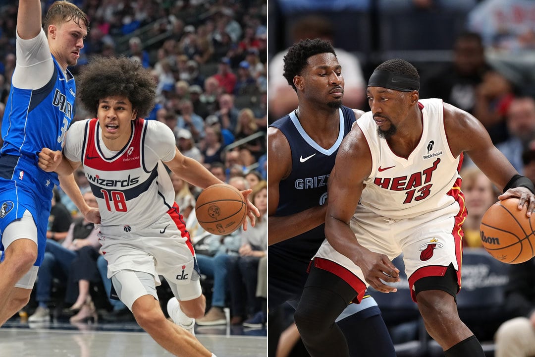 Kyshawn George, Bam Adebayo Kyshawn George, Bam Adebayo
