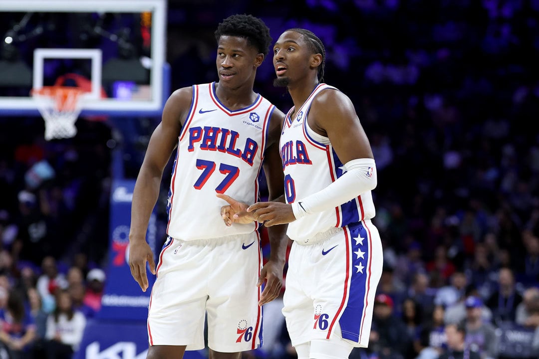 VJ Edgecombe, Tyrese Maxey VJ Edgecombe, Tyrese Maxey