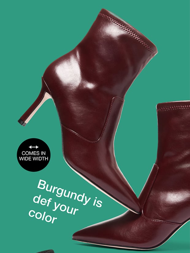 Burgundy is def your Color