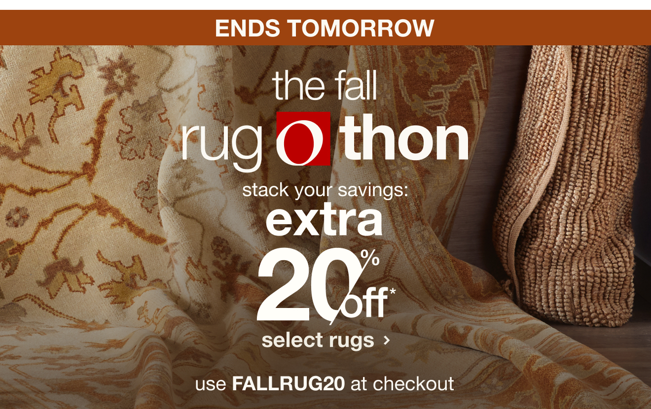 Shop the Fall Rug-O-Thon