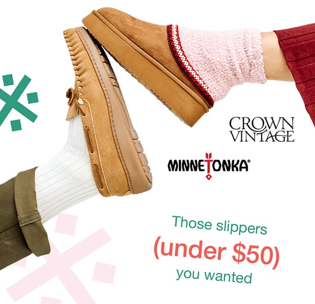 Those slippers (under $50) you wanted | CROWN VINTAGE | MINNETONKA