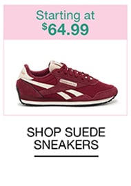 Starting at $64.99 | SHOP SUEDE SNEAKERS