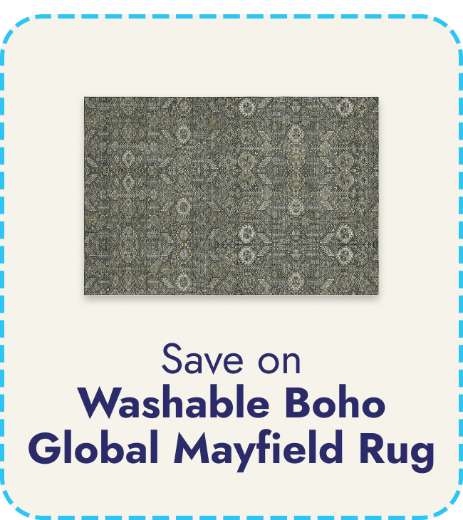 Washable Boho Global Mayfield Rug