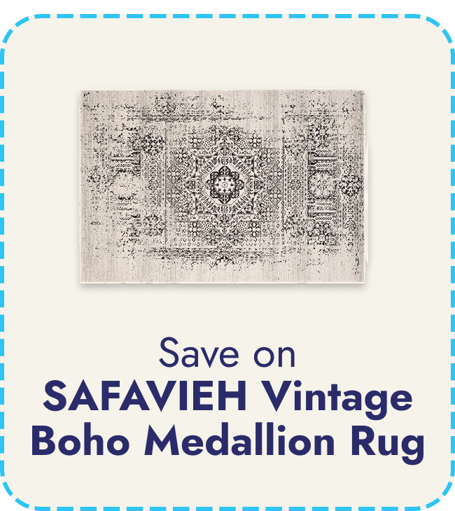 SAFAVIEH Evoke Deb Vintage Boho Medallion Distressed Rug
