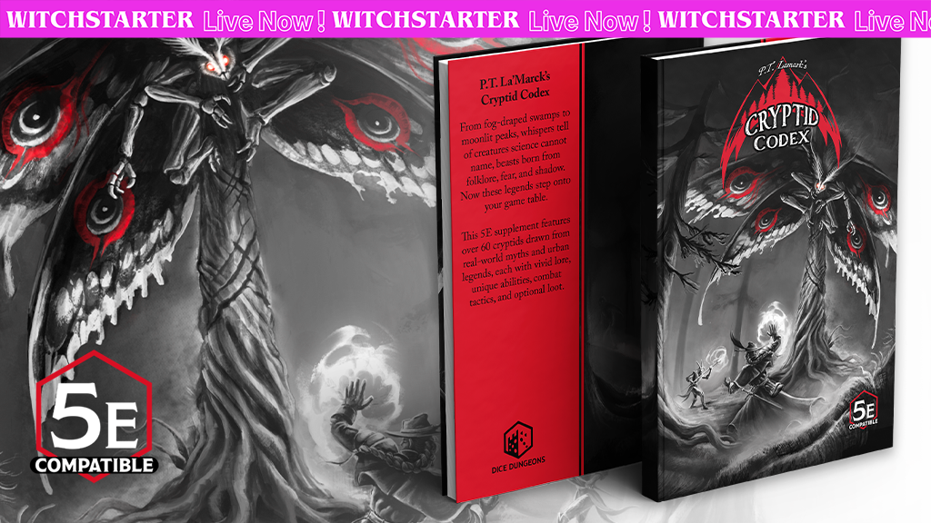 P.T. Lamark’s Cryptid Codex: A Bestiary for 5e
