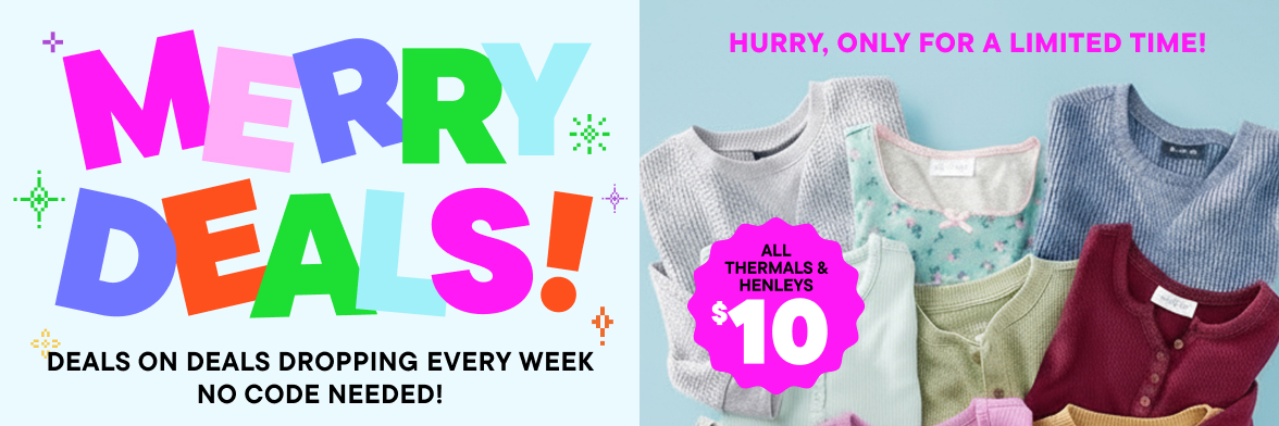 $10 Thermals & Henleys