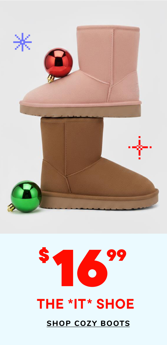 $16.99 Cozy Boots