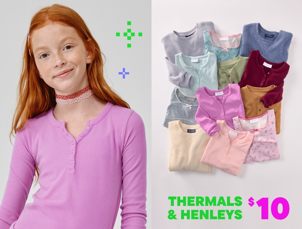 $10 Thermals & Henleys