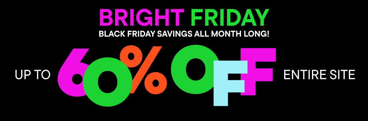 Up to 60% off Entire Site