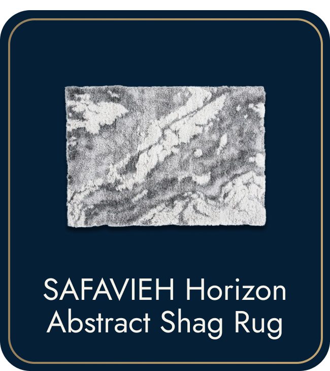 SAFAVIEH Horizon Shag Mukades Abstract Rug