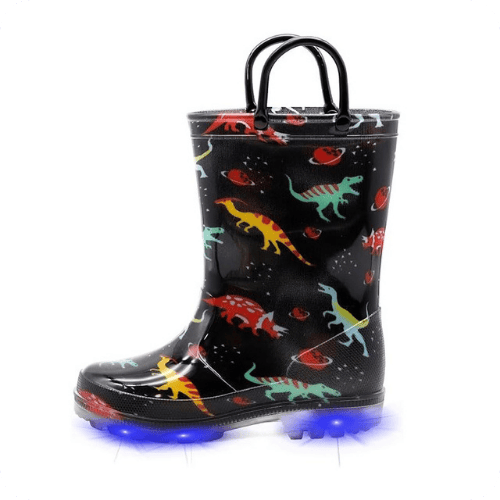 EUXTERPA toddler light-up rainboots