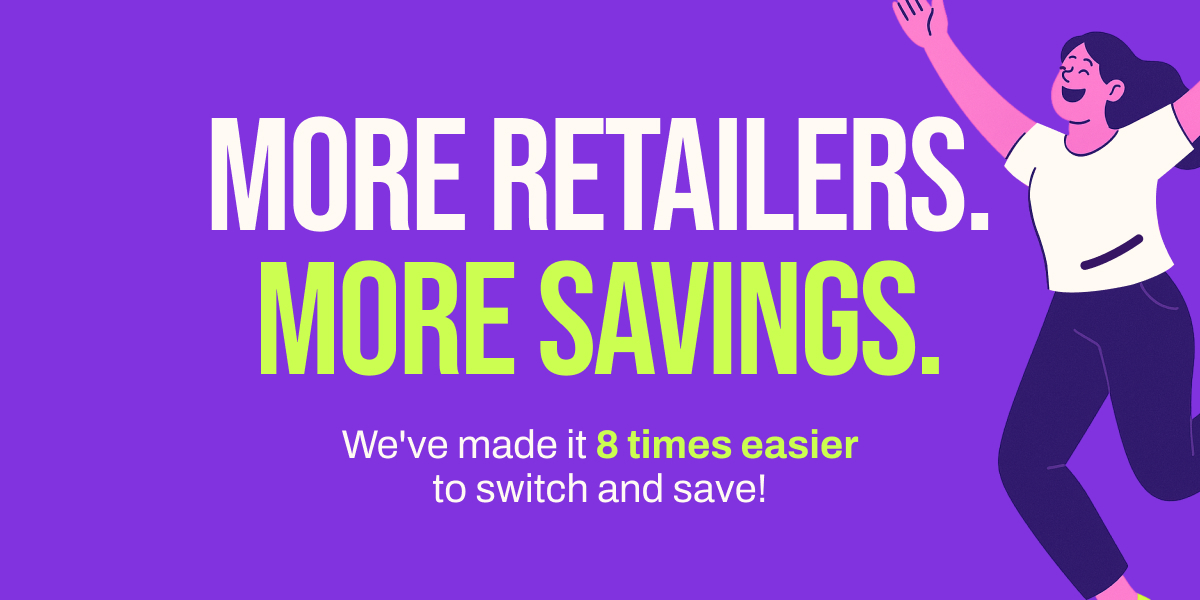 More retailers. More savings.