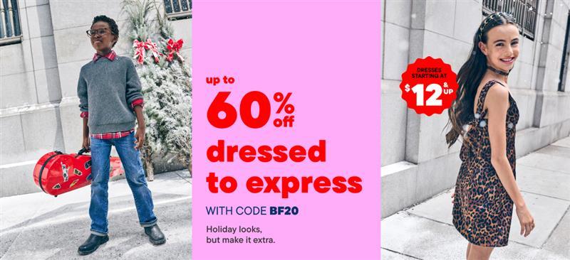 Up to 60% off Holiday Looks with code