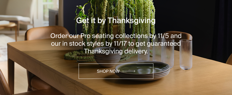 Get it by Thanksgiving. Shop Now.