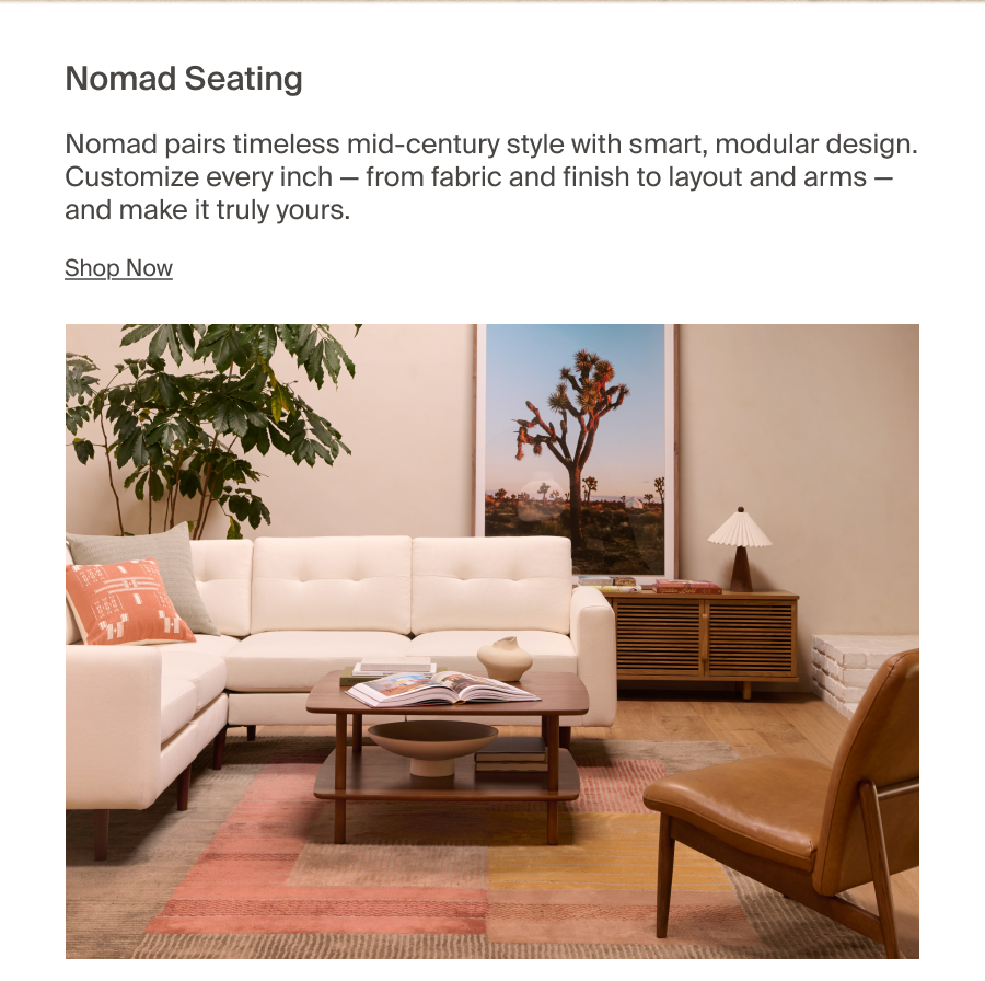 Nomad Seating. Shop Now.