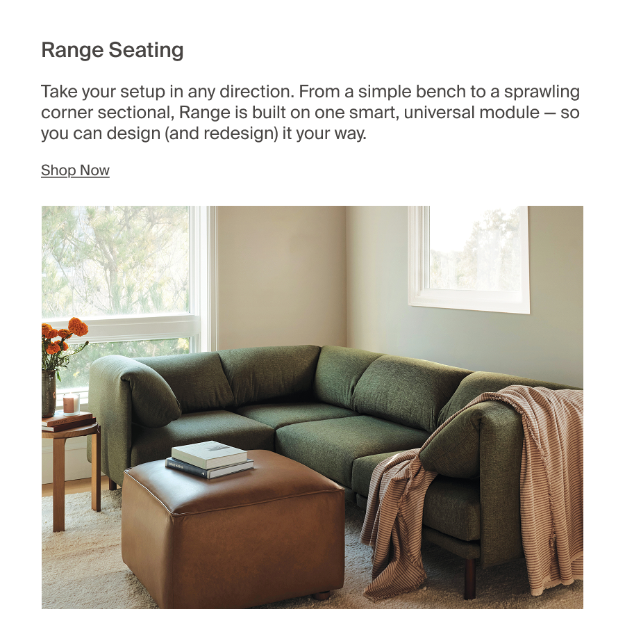 Range Seating. Shop Now.