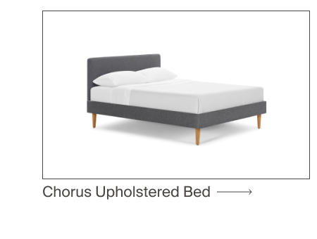 Chorus Bed with Upholstered 