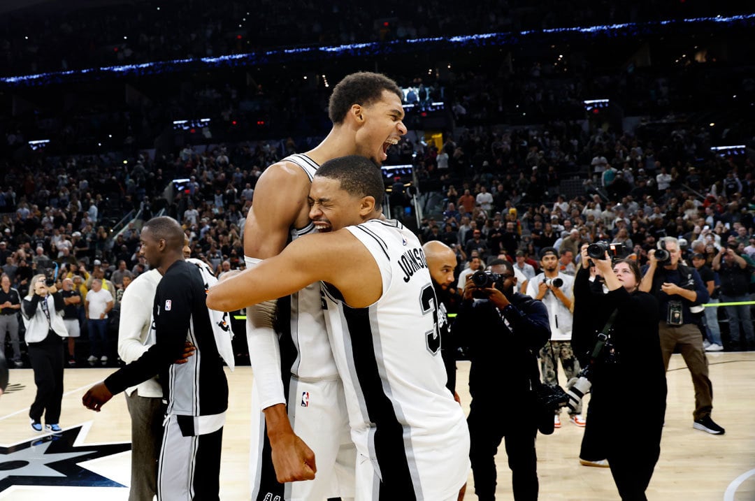 Victor Wembanyama, Keldon Johnson Victor Wembanyama, Keldon Johnson