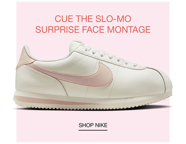 CUE THE SLO-MO SURPRISE FACE MONTAGE | SHOP NIKE