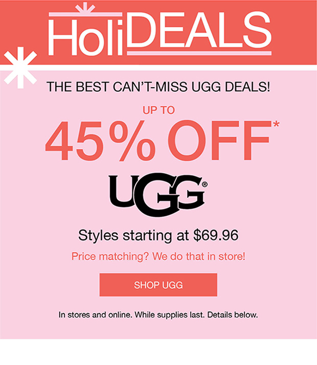 HoliDeals up to 45% Off* UGG | Shop Ugg