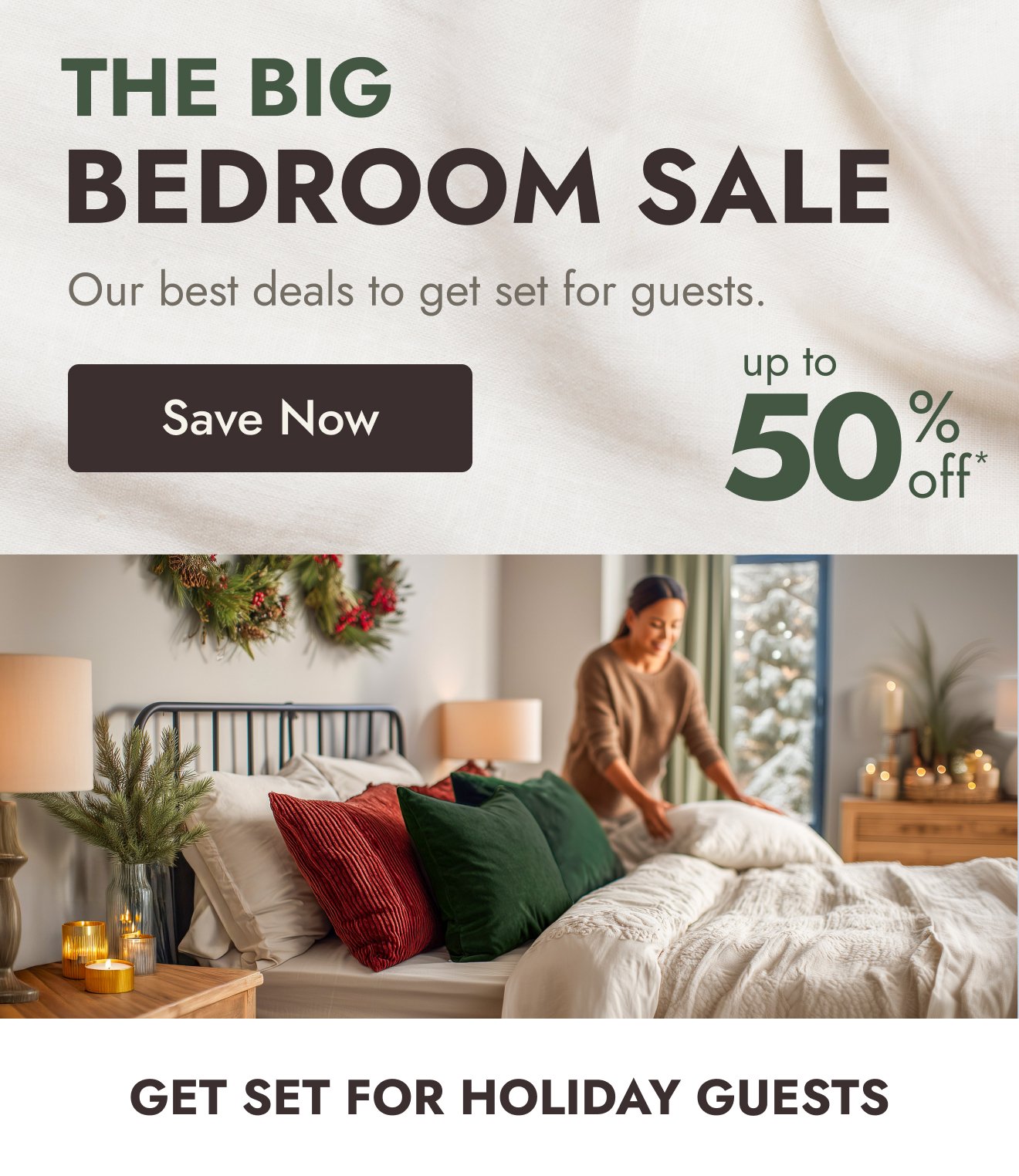 The Big Bedroom Sale starts NOW