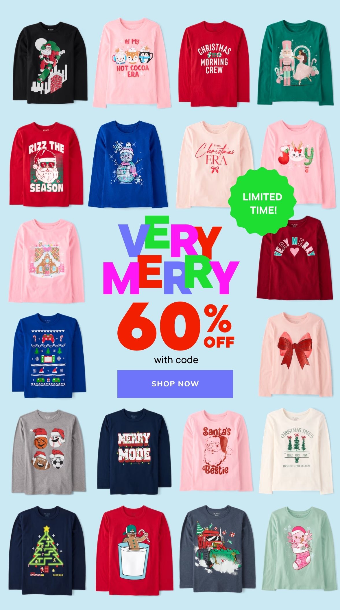 60% Off Graphic Tees 