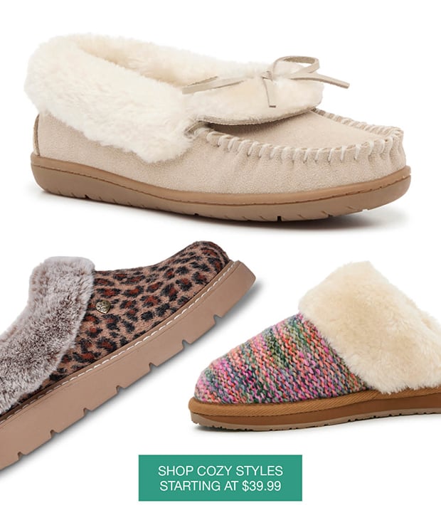 Shop Cozy Styles Stating at $39.99