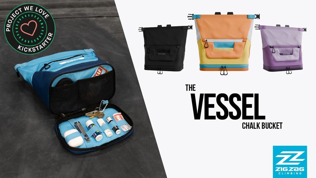 The Vessel: A Bouldering Chalk Bucket With Unmatched Storage
