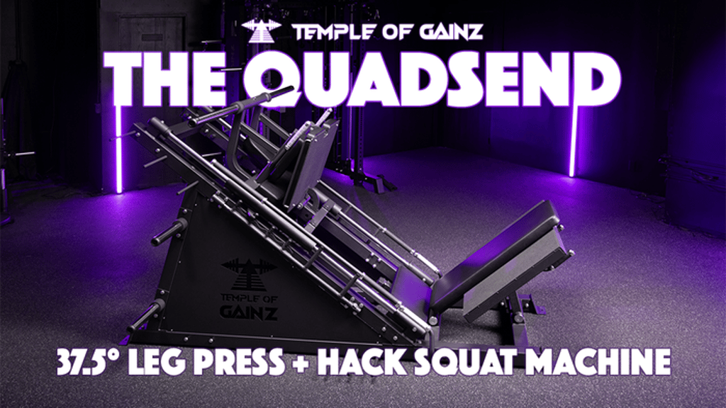 The Quadsend: 37.5° Leg Press and Hack Squat Machine