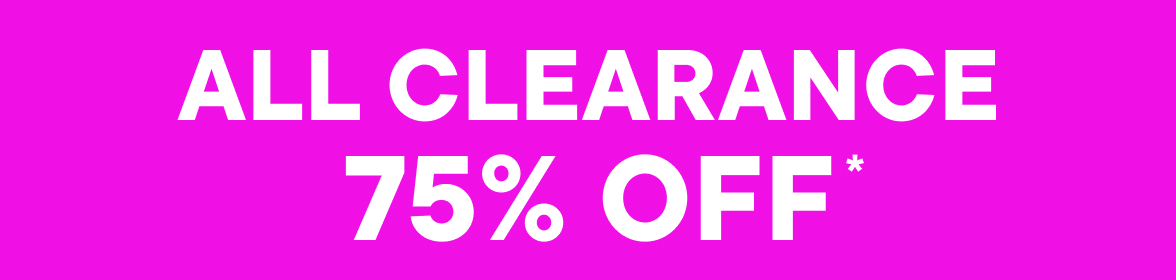75% Off Clearance 