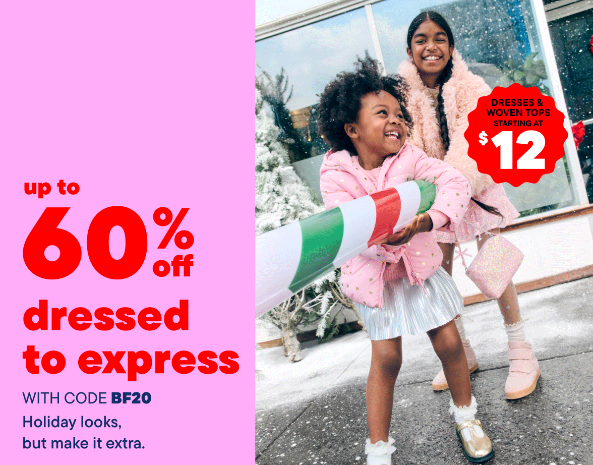 Up to 60% Off Dressed to Express w/code