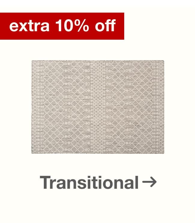 Shop Transitional Rugs on Sale