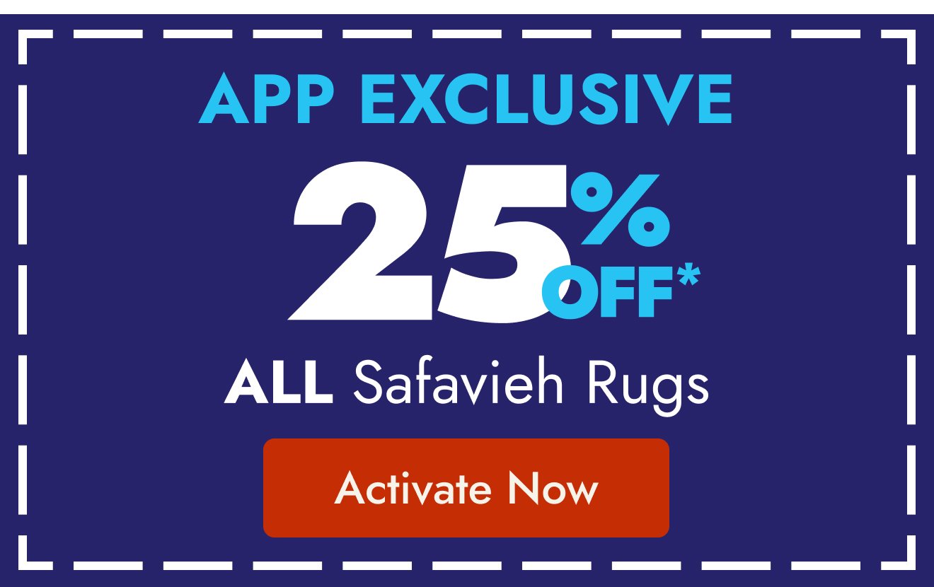 25% off Safavieh Rugs