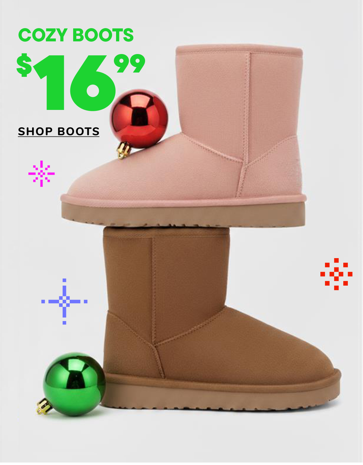 $16.99 Cozy Boots