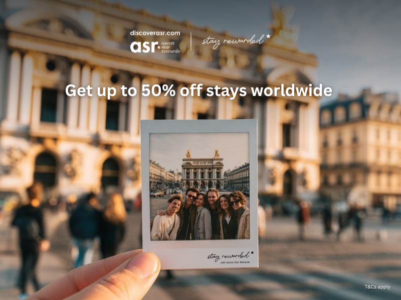 Get up to 50% off stays worldwide