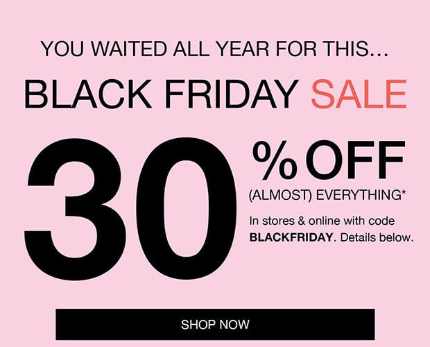 Black Friday Sale - 30% Off - Shop Now