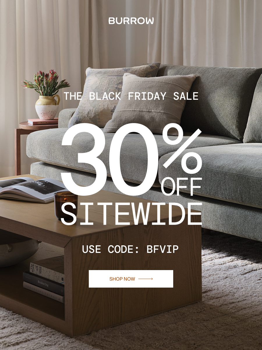 The Black Friday Sale. 30% off sitewide. Shop Now.