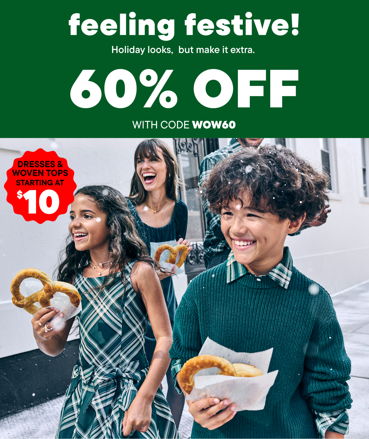 60% off Holiday Looks with code WOW60