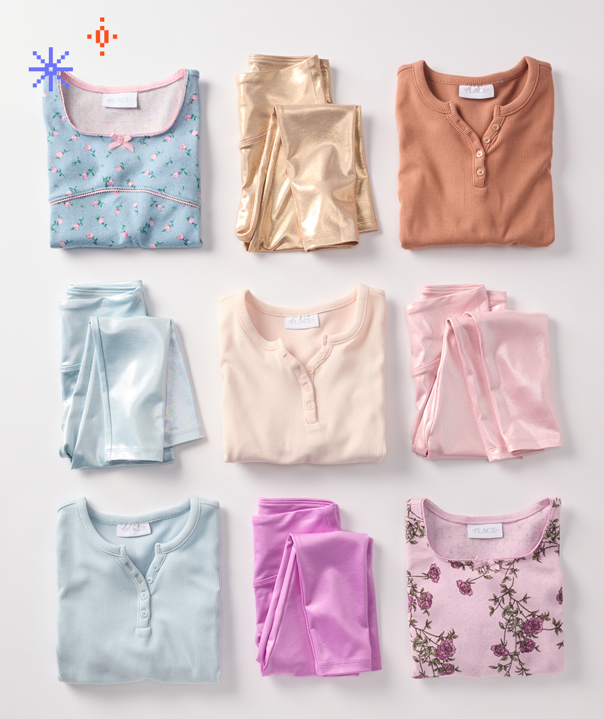 $10 & Under Long Sleeve Tops & Leggings