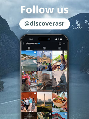 Follow @Discoverasr on Instagram