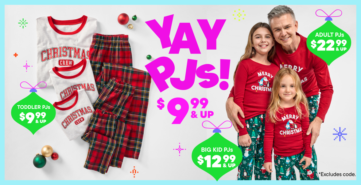 $9.99 & Up Pjs