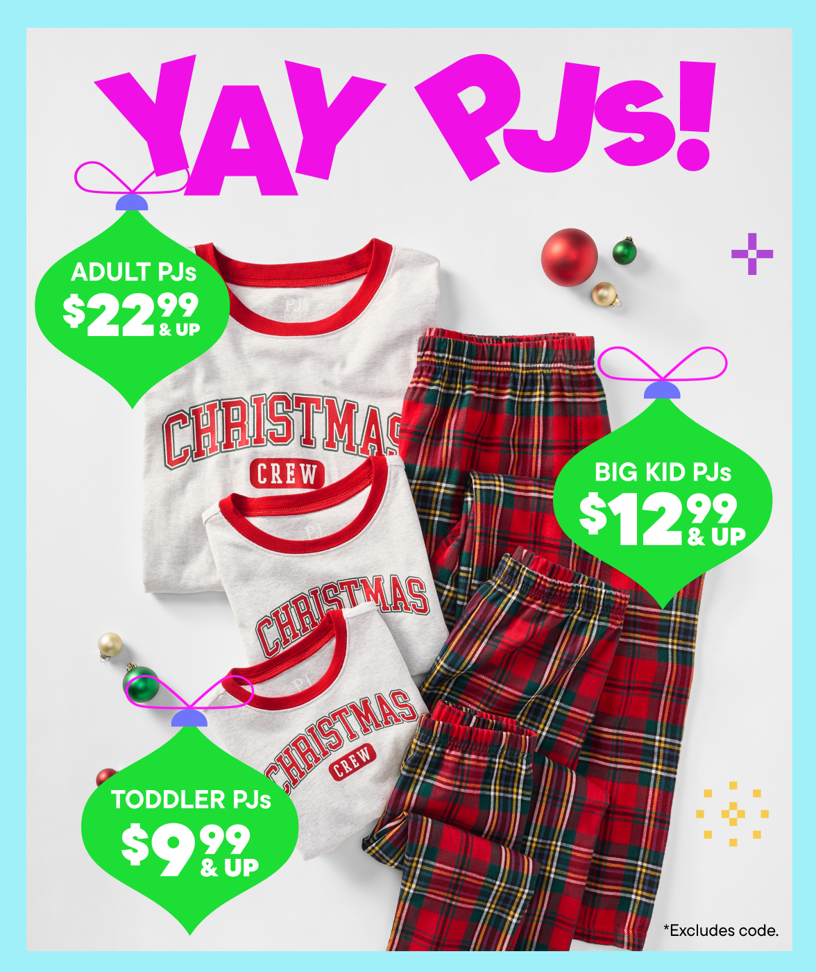 $9.99 & Up PJs