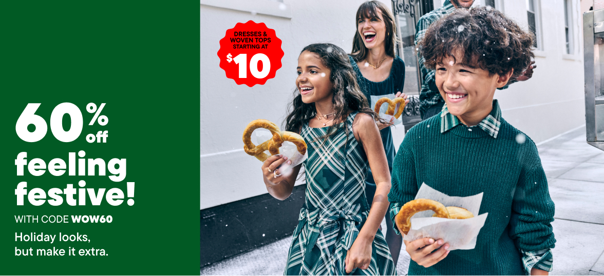 60% off Holiday Looks with code WOW60
