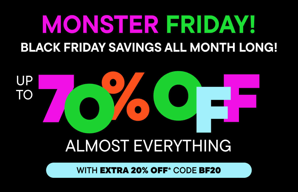 Up to 70% Off Almost Everything w/extra 20% Off 