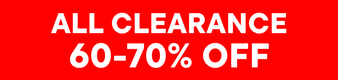 60-70% off Clearance